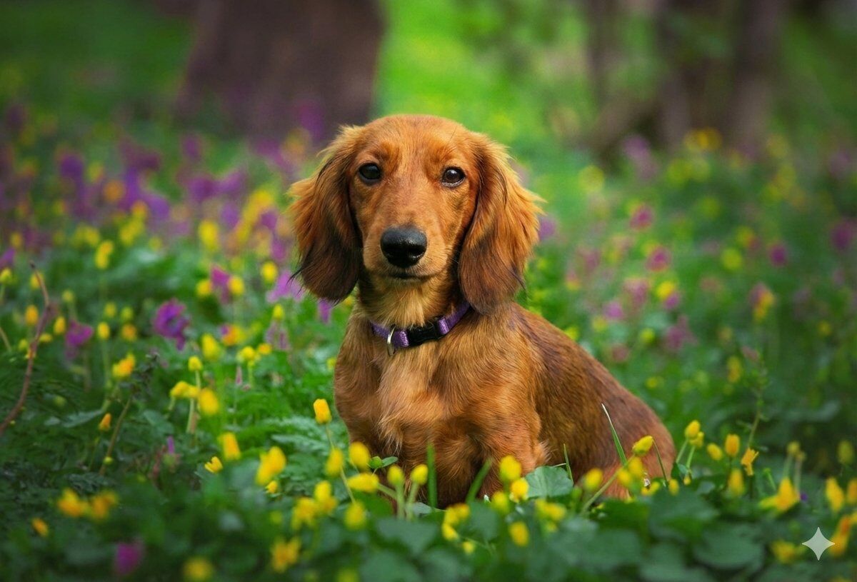 Emma-Jean in the grass